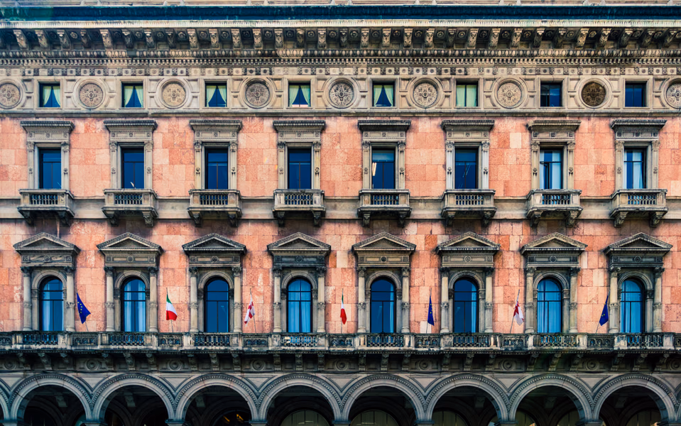 Facade of Milan