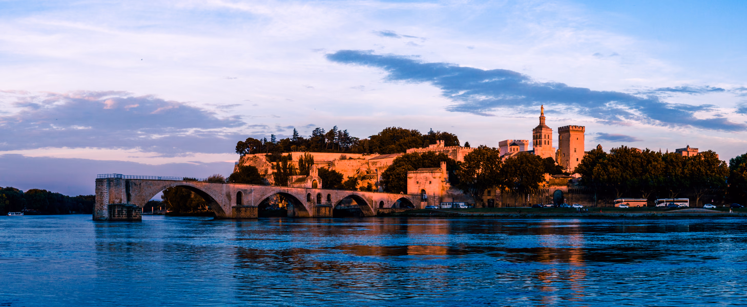 Pont d'Avignon, Sunset